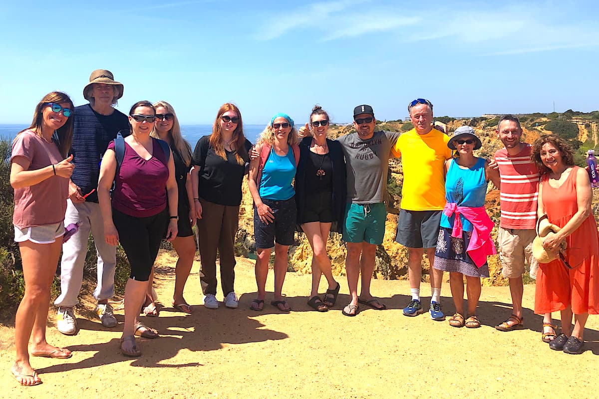 The weekly group day trip to a nearby Algarve beach