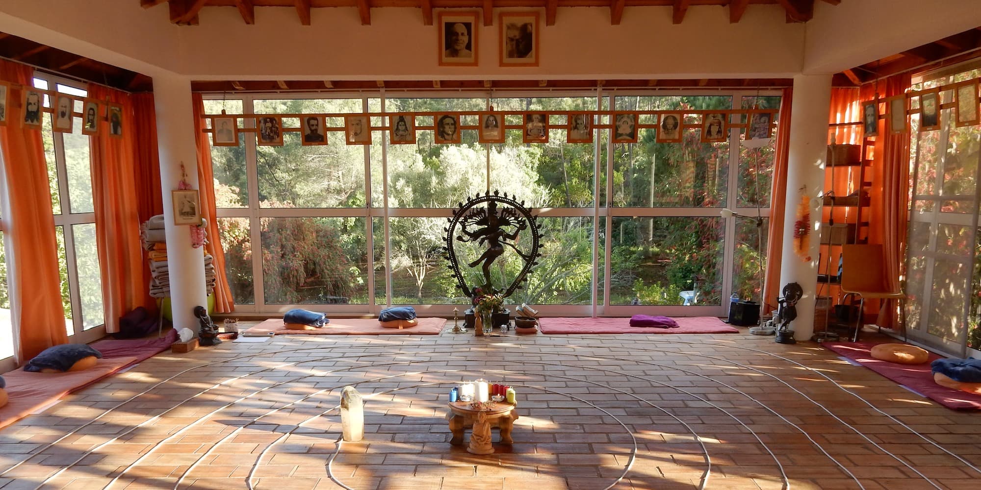 The yoga temple available for exclusive retreat hire